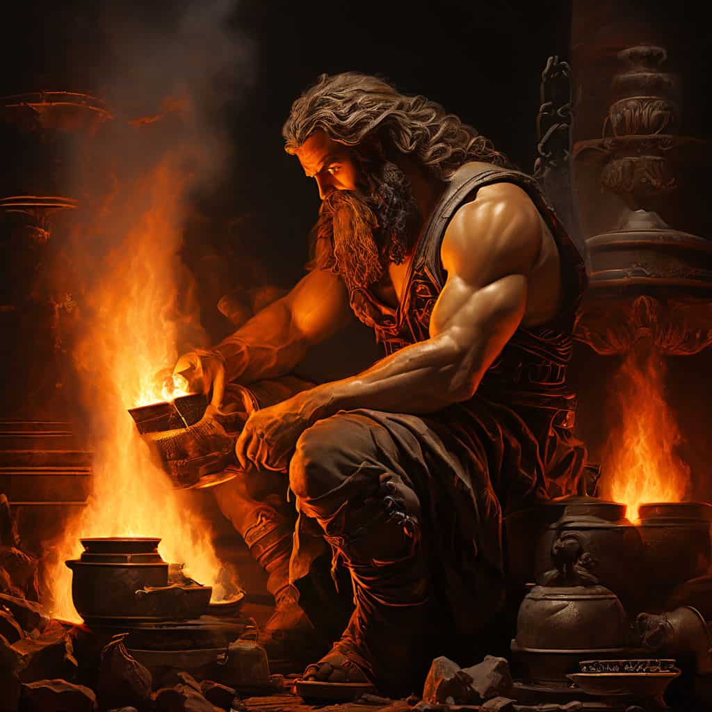 the symbolism of hephaestus